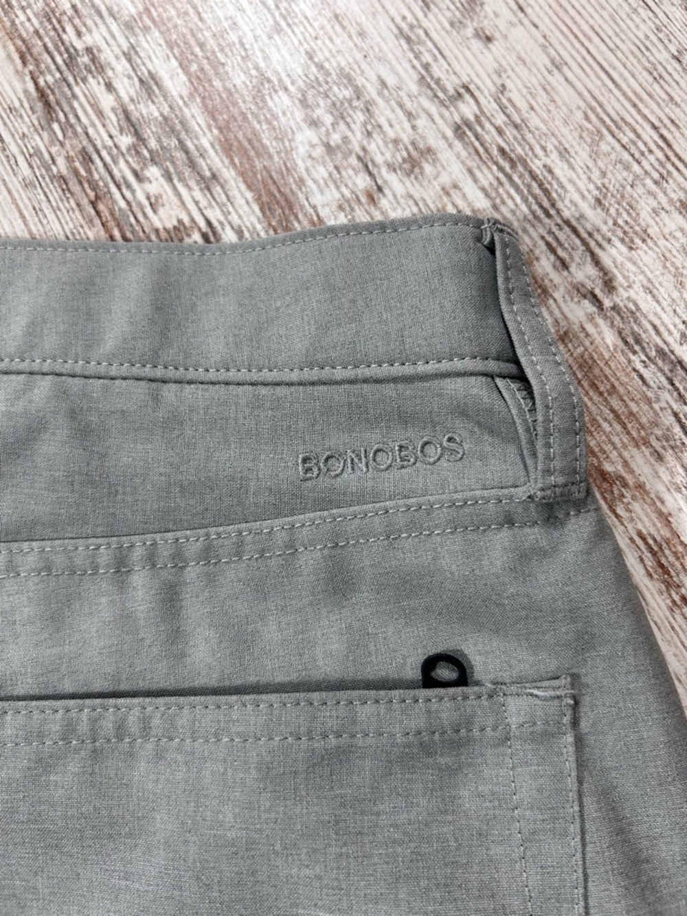 Men’s Bonobos Golf pants Performance Heather Gray size 32/34 slim polyester